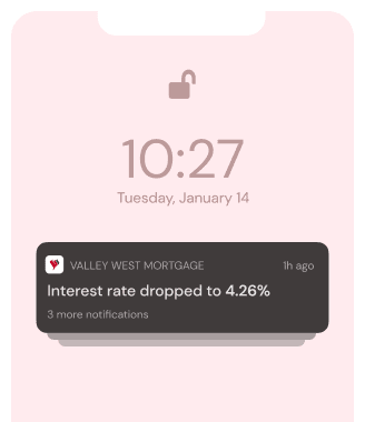 Subscribe to rate drop notifications